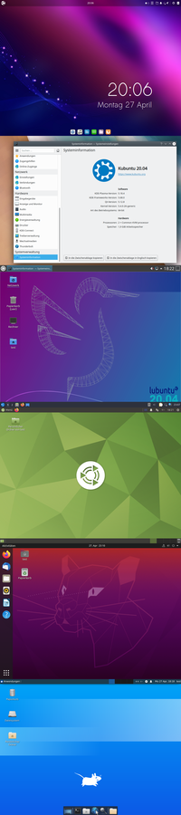 Desktops von Ubuntu 20.04